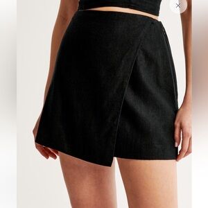 Abercrombie & Fitch Black Skort